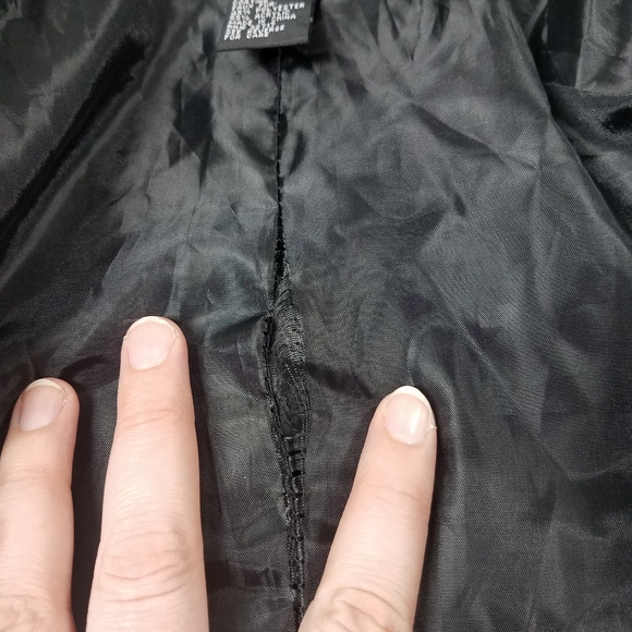 Black Wool Blend Faux Fur Jacket - Picture 11 of 12